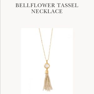 NWT Spartina 449 Bellflower Tassel Necklace